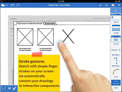 Baixar grátis Mockups me wireframes para Android. Programas para celulares e tablets.