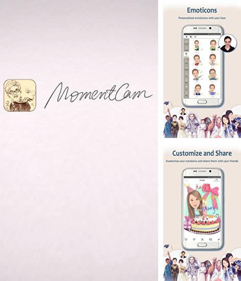 Laden Sie kostenlos MomentCam: Cartoons und Sticker für Android Herunter. App für Smartphones und Tablets.