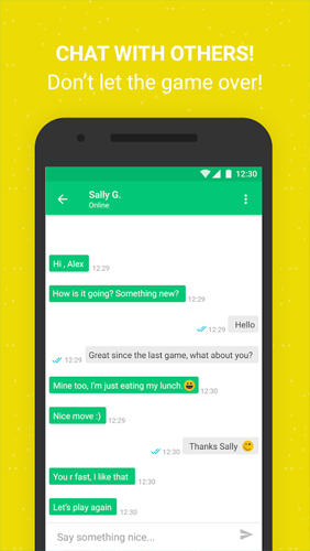 Capturas de pantalla del programa Moove: Play Chat para teléfono o tableta Android.