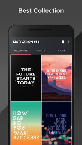 Безкоштовно скачати Motivation 365 на Андроїд. Програми на телефони та планшети.