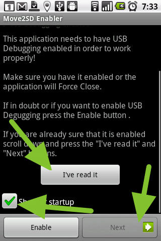 Application Move 2 SD enabler pour Android, télécharger gratuitement des programmes pour les tablettes et les portables.