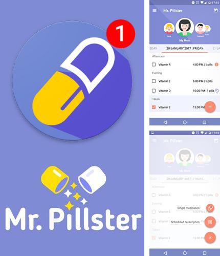 Бесплатно скачать программу Mr. Pillster: Pill box & pill reminder tracker на Андроид телефоны и планшеты.