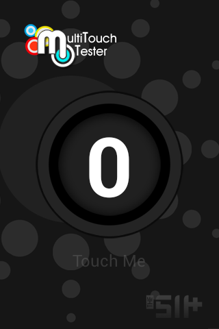 Les captures d'écran du programme MultiTouch Tester pour le portable ou la tablette Android.