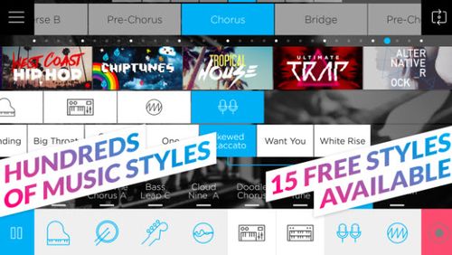 Додаток Music maker JAM для Андроїд, скачати безкоштовно програми для планшетів і телефонів.