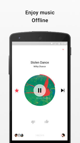 Безкоштовно скачати Musicsense: Music Streaming на Андроїд. Програми на телефони та планшети.