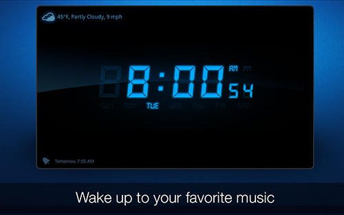 Screenshots of My alarm clock program for Android phone or tablet.