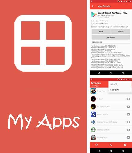 Télécharger gratuitement My apps - Liste des applis pour Android. Application sur les portables et les tablettes.