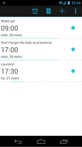 Application My clock 2 pour Android, télécharger gratuitement des programmes pour les tablettes et les portables.