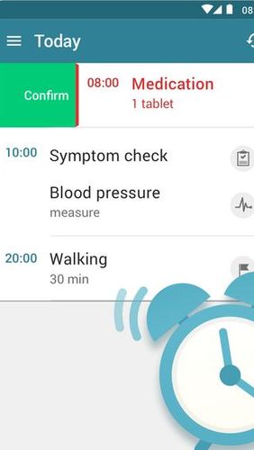 Aplicativo MyTherapy: Medication reminder & Pill tracker para Android, baixar grátis programas para celulares e tablets.