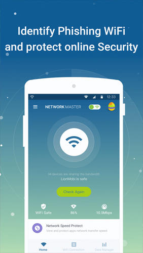 Baixar grátis Network Master: Speed Test para Android. Programas para celulares e tablets.