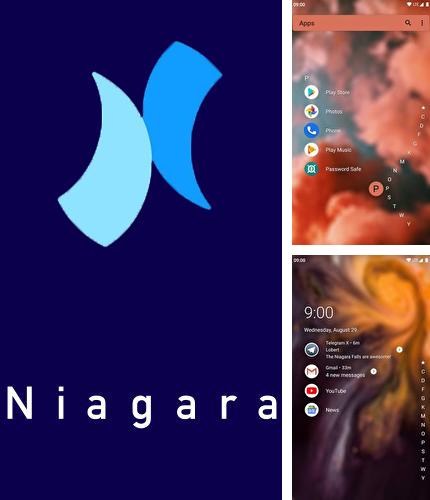 Бесплатно скачать программу Niagara launcher: Fresh & clean на Андроид телефоны и планшеты.