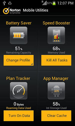 Norton mobile utilities beta