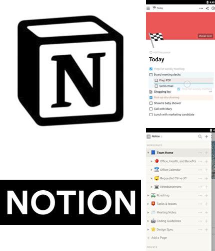 Бесплатно скачать программу Notion - Notes, tasks, wikis на Андроид телефоны и планшеты.