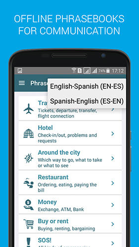 Aplicativo Offline translator para Android, baixar grátis programas para celulares e tablets.
