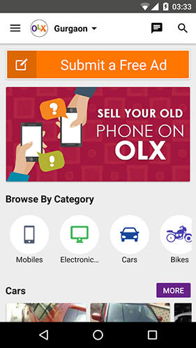 Aplicativo OLX.ua para Android, baixar grátis programas para celulares e tablets.
