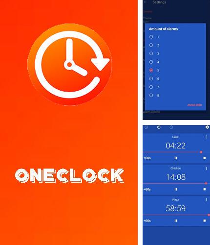 Outre le programme TouchWiz pour Android vous pouvez gratuitement télécharger OneClock - Alarm clock sur le portable ou la tablette Android.