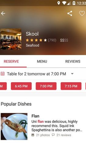 OpenTable: Restaurants near me app for Android, download programs for phones and tablets for free.