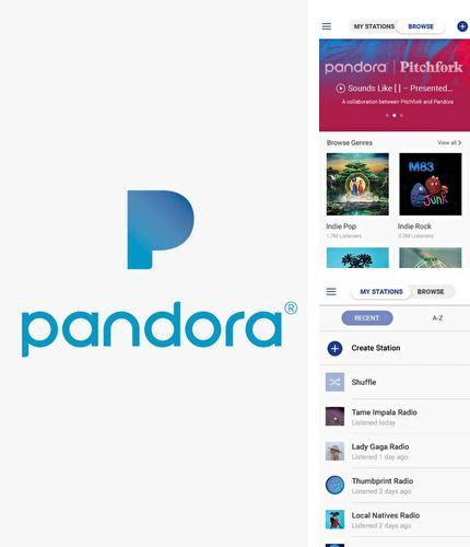 Além do programa Yahoo weather para Android, pode baixar grátis Pandora music para celular ou tablet em Android.