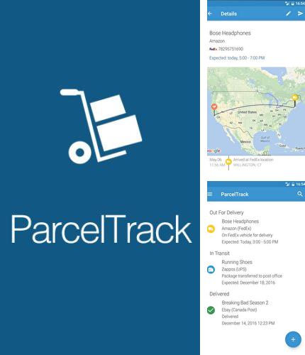 Бесплатно скачать программу ParcelTrack - Package tracker for Fedex, UPS, USPS на Андроид телефоны и планшеты.