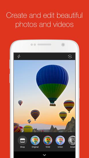 Screenshots des Programms Color splash effect für Android-Smartphones oder Tablets.