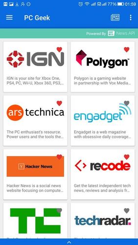 PC geek - Builds, benchmarks, gaming, news app for Android, download programs for phones and tablets for free.