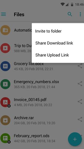 Die App pCloud: Free cloud storage für Android, Laden Sie kostenlos Programme für Smartphones und Tablets herunter.