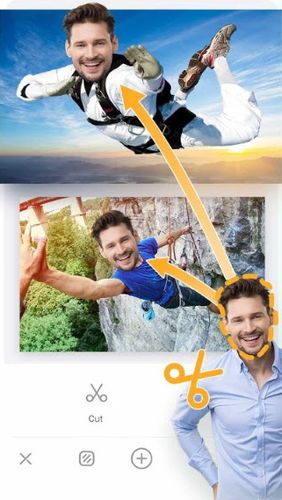 Screenshots des Programms Photo editor pro - Photo collage, collage maker für Android-Smartphones oder Tablets.