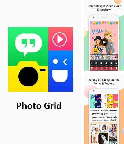 Бесплатно скачать программу Photo grid - Photo editor, video & photo collage на Андроид телефоны и планшеты.