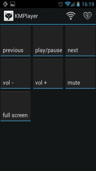 Les captures d'écran du programme Pi: Hot Keys pour le portable ou la tablette Android.