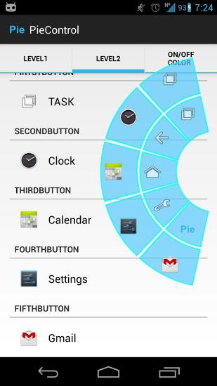 Aplicativo Pie Control para Android, baixar grátis programas para celulares e tablets.