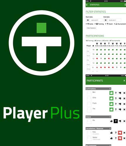 Laden Sie kostenlos PlayerPlus - Team Management für Android Herunter. App für Smartphones und Tablets.