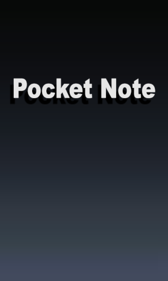 Pocket Note