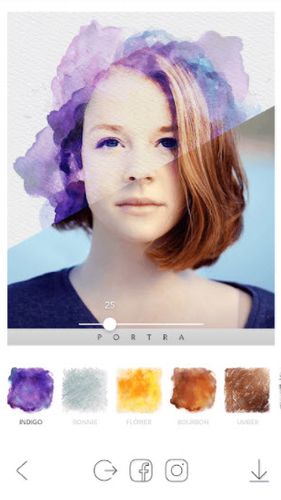 Descargar gratis PORTRA – Stunning art filter para Android. Programas para teléfonos y tabletas.