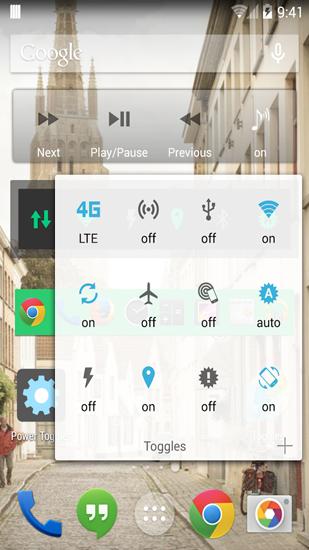 Додаток Power Toggles для Андроїд, скачати безкоштовно програми для планшетів і телефонів.
