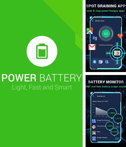 Бесплатно скачать программу Power battery на Андроид телефоны и планшеты.
