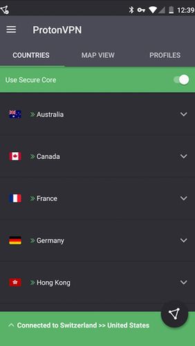 Laden Sie kostenlos ProtonVPN – Advanced online security for everyone für Android Herunter. Programme für Smartphones und Tablets.