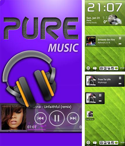 Baixar grátis Pure music widget apk para Android. Aplicativos para celulares e tablets.