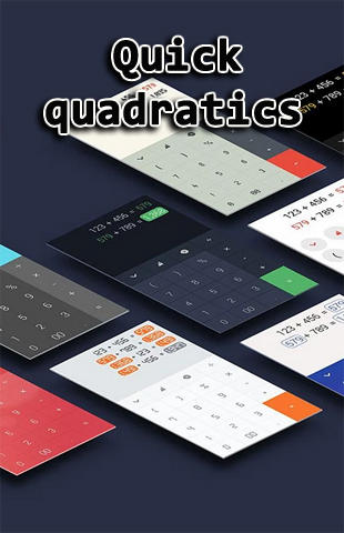 Download Quick quadratics for Android phones and tablets.