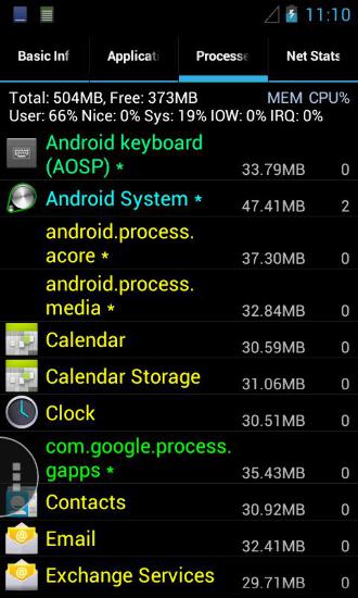 Aplicativo Quick System Info para Android, baixar grátis programas para celulares e tablets.