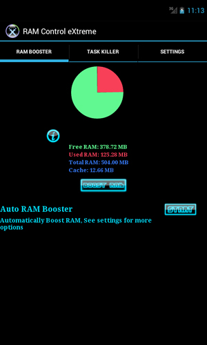 RAM: Control eXtreme app for Android, download programs for phones and tablets for free.