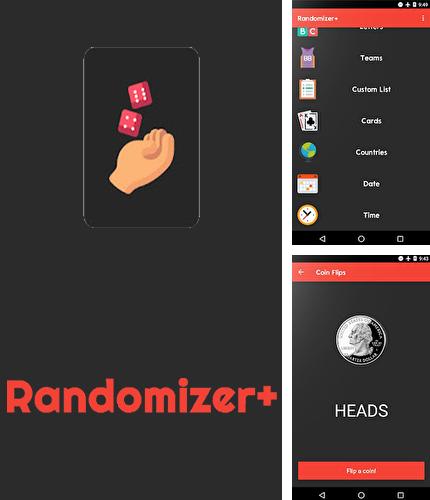 Бесплатно скачать программу Randomizer+: Decision maker на Андроид телефоны и планшеты.