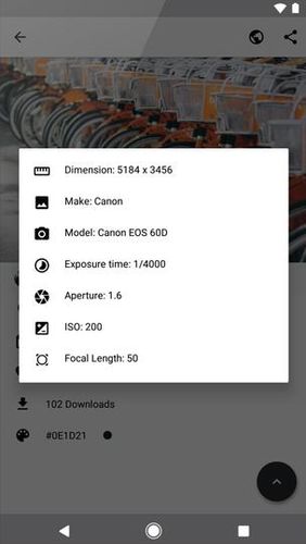 Capturas de pantalla del programa Resplash para teléfono o tableta Android.
