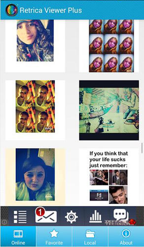 Die App Retrica viewer plus für Android, Laden Sie kostenlos Programme für Smartphones und Tablets herunter.