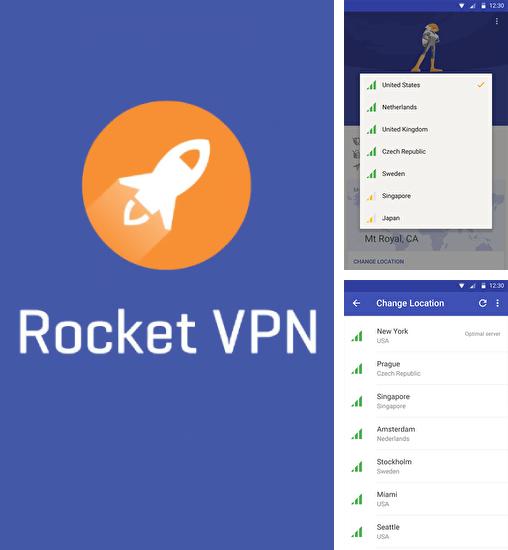Laden Sie kostenlos Rocket VPN: Internet Freiheit für Android Herunter. App für Smartphones und Tablets.