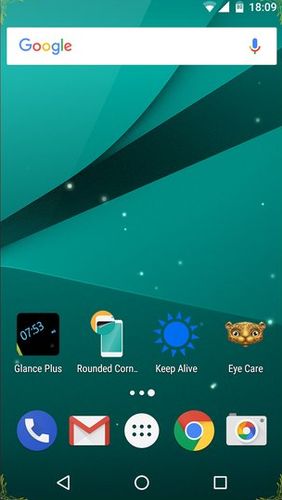 Capturas de pantalla del programa Rounded corner para teléfono o tableta Android.