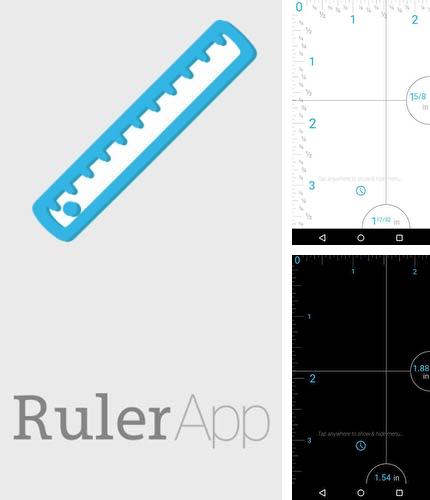 Крім програми And explorer для Андроїд, можна безкоштовно скачати Ruler на Андроїд телефон або планшет.