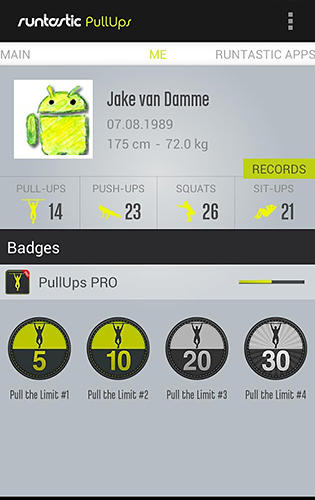 Download Runtastic: Pull-ups for Android for free. Apps for phones and tablets.