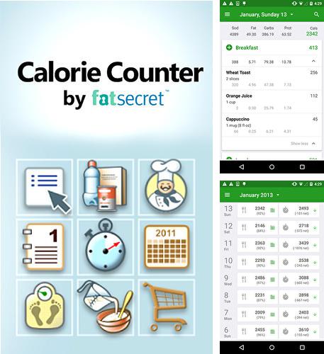 Бесплатно скачать программу Calorie counter на Андроид телефоны и планшеты.