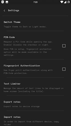 Додаток Scrittor - A simple note для Андроїд, скачати безкоштовно програми для планшетів і телефонів.