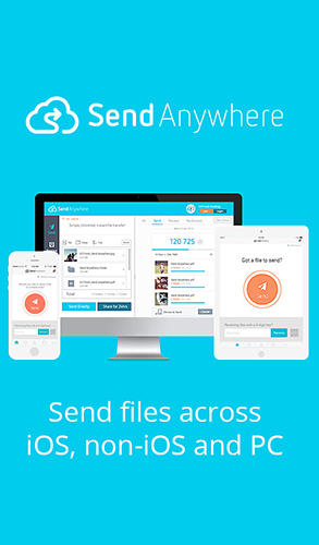 Download Send anywhere: File transfer for Android phones and tablets.